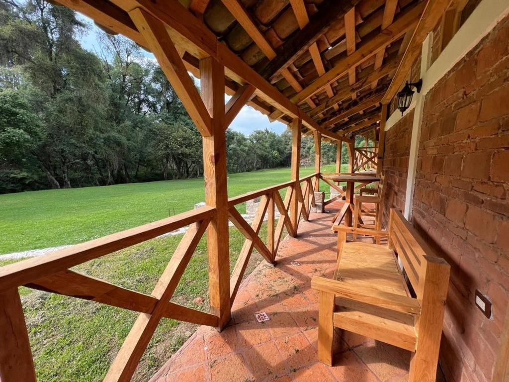 Rancho Campestre Virgen Del Rio Otel Zacatlán Dış mekan fotoğraf